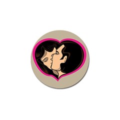 Don t Kiss With A Bloody Nose Face Man Girl Love Golf Ball Marker