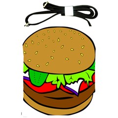 Fast Food Lunch Dinner Hamburger Cheese Vegetables Bread Shoulder Sling Bags