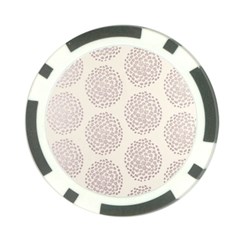 Flower Floral Star Sakura Purple Poker Chip Card Guard