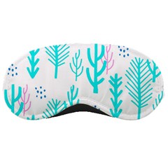 Forest Drop Blue Pink Polka Circle Sleeping Masks