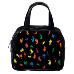 Hand And Footprints Classic Handbags (one Side)