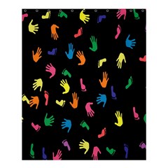 Hand And Footprints Shower Curtain 60  X 72  (medium) 