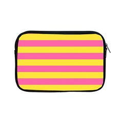 Horizontal Pink Yellow Line Apple Ipad Mini Zipper Cases