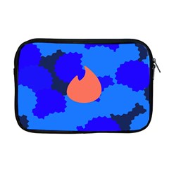 Image Orange Blue Sign Black Spot Polka Apple Macbook Pro 17  Zipper Case