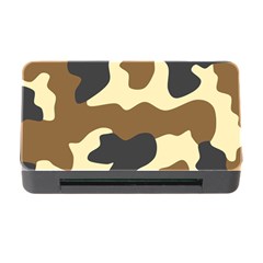 Initial Camouflage Camo Netting Brown Black Memory Card Reader With Cf