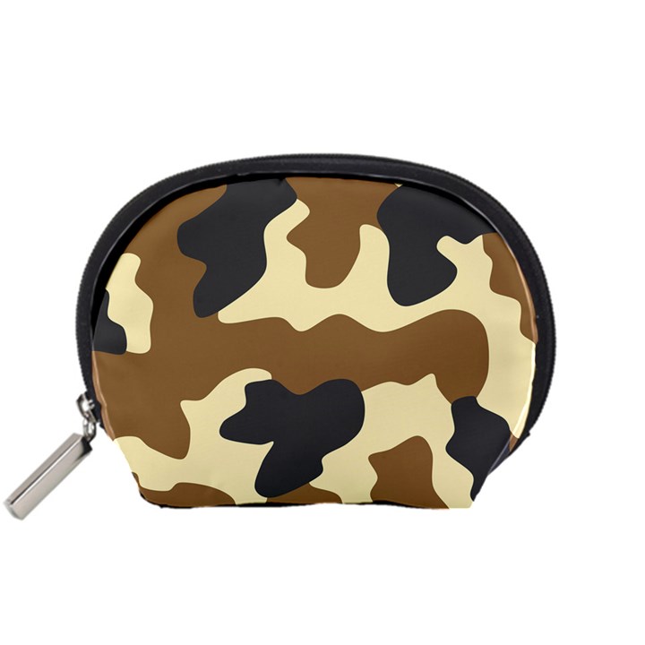 Initial Camouflage Camo Netting Brown Black Accessory Pouches (Small) 