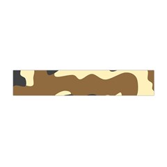 Initial Camouflage Camo Netting Brown Black Flano Scarf (mini) by Mariart