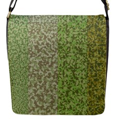 Camo Pack Initial Camouflage Flap Messenger Bag (s) by Mariart