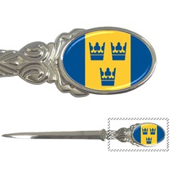King Queen Crown Blue Yellow Letter Openers