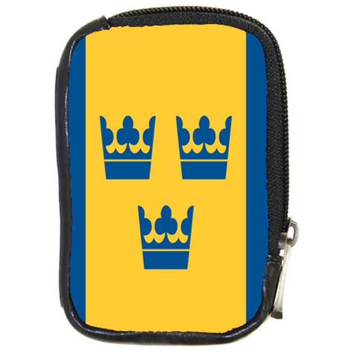 King Queen Crown Blue Yellow Compact Camera Cases