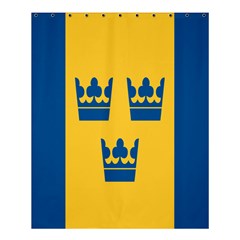 King Queen Crown Blue Yellow Shower Curtain 60  X 72  (medium)  by Mariart