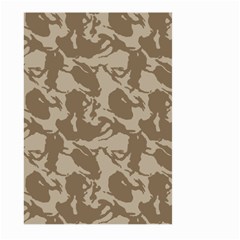 Initial Camouflage Brown Large Garden Flag (two Sides)