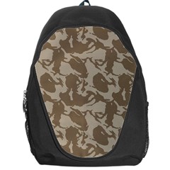 Initial Camouflage Brown Backpack Bag