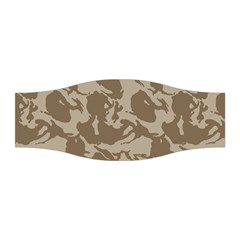 Initial Camouflage Brown Stretchable Headband