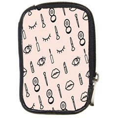 Makeup Tools Eye Mirror Pink Lip Compact Camera Cases by Mariart