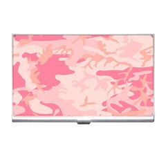Initial Camouflage Camo Pink Business Card Holders