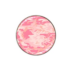 Initial Camouflage Camo Pink Hat Clip Ball Marker (10 Pack) by Mariart