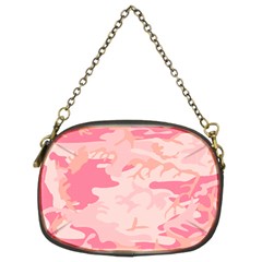 Initial Camouflage Camo Pink Chain Purses (two Sides) 