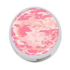 Initial Camouflage Camo Pink 4-port Usb Hub (one Side) by Mariart