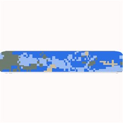 Oceanic Camouflage Blue Grey Map Small Bar Mats by Mariart