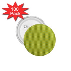 Polka Dot Green Yellow 1 75  Buttons (100 Pack) 