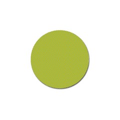 Polka Dot Green Yellow Golf Ball Marker (4 Pack)