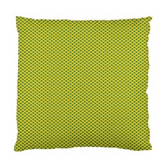 Polka Dot Green Yellow Standard Cushion Case (one Side)
