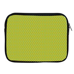 Polka Dot Green Yellow Apple Ipad 2/3/4 Zipper Cases