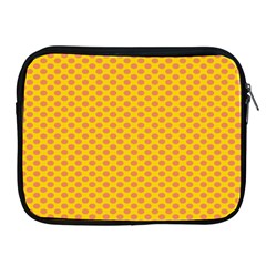 Polka Dot Orange Yellow Apple Ipad 2/3/4 Zipper Cases