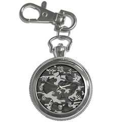 Initial Camouflage Grey Key Chain Watches