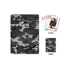 Initial Camouflage Grey Playing Cards (mini) 