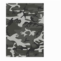 Initial Camouflage Grey Large Garden Flag (two Sides) by Mariart