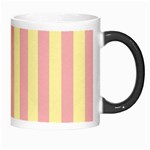 Pink Yellow Stripes Line Morph Mugs Right