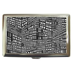 Plaid Black White Cigarette Money Cases