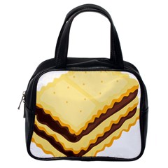 Sandwich Biscuit Chocolate Bread Classic Handbags (one Side)