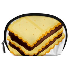 Sandwich Biscuit Chocolate Bread Accessory Pouches (large) 