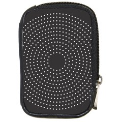 Round Stitch Scrapbook Circle Stitching Template Polka Dot Compact Camera Cases