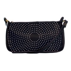 Round Stitch Scrapbook Circle Stitching Template Polka Dot Shoulder Clutch Bags by Mariart