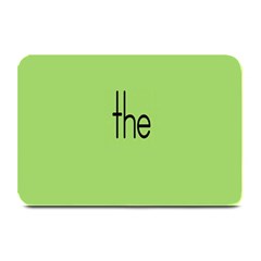 Sign Green The Plate Mats