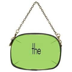 Sign Green The Chain Purses (one Side) 