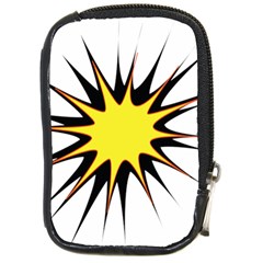 Spot Star Yellow Black White Compact Camera Cases by Mariart