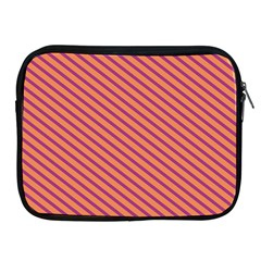 Striped Purple Orange Apple Ipad 2/3/4 Zipper Cases by Mariart