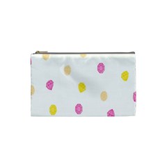 Stone Diamond Yellow Pink Brown Cosmetic Bag (small) 