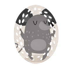 Tooth Bigstock Cute Cartoon Mouse Grey Animals Pest Ornament (Oval Filigree)