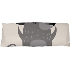 Tooth Bigstock Cute Cartoon Mouse Grey Animals Pest Body Pillow Case (Dakimakura)