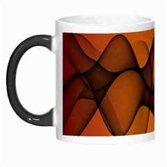 Transparent Waves Wave Orange Morph Mugs