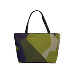 Unifom Camuflage Green Frey Purple Falg Shoulder Handbags by Mariart