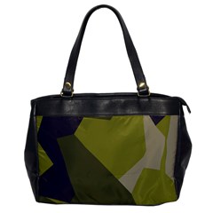 Unifom Camuflage Green Frey Purple Falg Office Handbags by Mariart