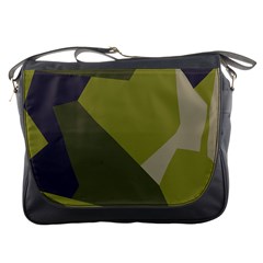 Unifom Camuflage Green Frey Purple Falg Messenger Bags by Mariart