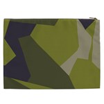 Unifom Camuflage Green Frey Purple Falg Cosmetic Bag (XXL)  Back